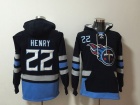 Tennessee Titans #22 Derrick Henry Navy Blue Football Hoodies