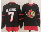 Adidas Ottawa Senators #7 Brady Tkachuk Black Jersey