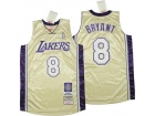 Los Angeles Lakers #8 Kobe Bryant Gold 2020 Hall Of Fame Jersey