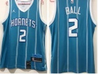 Nike Charlotte Hornets #2 Lamelo Ball Teal Jersey