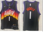 Nike Phoenix Suns #1 Devin Booker Black 2021 City Jersey