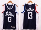 Nike Los Angeles Clippers #13 Paul George Black 2021 City Jersey