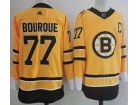 Adidas Boston Bruins #77 Ray Bourque Yellow Hockey Jersey