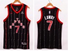 Jordan Toronto Raptors #7 Kyle Lowry Black Jersey