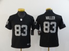 Youth Oakland Raiders #83 Darren Waller Black Limited Jersey