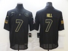 New Orleans Saints #7 Josh Hill Black Salute to Service Limited Jersey