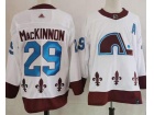 Adidas Colorado Avalanche #29 Nathan MacKinnon White Retro Jersey