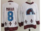 Adidas Colorado Avalanche #8 Cale Makar White Retro Jersey