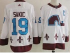 Adidas Colorado Avalanche #19 Joe Sakic White Retro Jersey