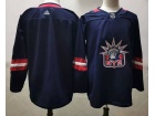 Adidas New York Rangers Blank Navy Blue 2021 Breakaway Jersey