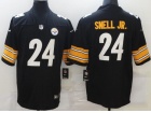 Pittsburgh Steelers #24 Benny Snell Jr .Black Vapor Limited Jersey