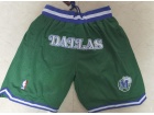 Dallas Mavericks Green Just Don Shorts