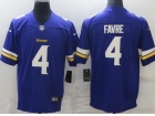 Minnesota Vikings #4 Brett Favre Purple Men's Vapor Untouchable Limited Jersey