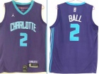 Nike Charlotte Hornets #2 Lamelo Ball Purple Jersey