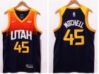 Nike Utah Jazz #45 Donovan Mitchell Black 2020-21 City Jersey