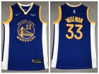 Golden State Warriors #33 James Wiseman Blue Basketball Jersey