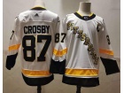 Adidas Pittsburgh Penguins #87 Sidney Crosby White 2021 Breakaway Jersey