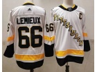 Adidas Pittsburgh Penguins #66 Mario Lemieux White 2021 Breakaway Jersey