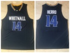 Whitnall High School #14 Tyler Herro Navy Blue Jersey