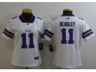 Woman Buffalo Bills #11 Cole Beasley Blue Limited Jersey