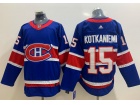 Adidas Montreal Canadiens #15 Jesperi Kotkaniem Blue Retro Jersey