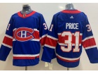 Adidas Montreal Canadiens #31 Carey Price Blue Retro Jersey