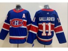 Adiidas Montreal Canadiens #11 Brendan Gallagher Blue Retro Jersey