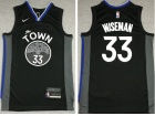 Golden State Warriors #33 James Wiseman Black Basketball Jersey