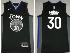 Golden State Warriors #30 Stephen Curry Black Basketball Jersey