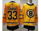 Adidas Boston Bruins #33 Zdeno Chara Yellow Hockey Jersey