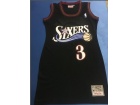 Philadelphia 76ers #3 Allen Iverson Black Dress Jersey