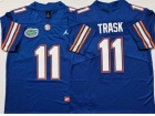 Florida Gators #11 Kyle Trashk Blue Jersey