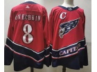 Adidas Washington Capitals #8 Alexander Ovechkin Red Retro Jersey