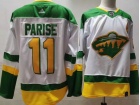 Adidas Minnesota Wild #11 Zach Parise White Retro Jersey