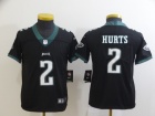 Youth Philadelphia Eagles #2 Jalen Hurts Black Limited Jersey