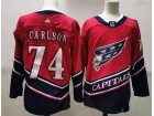 Adidas Washington Capitals #74 John Carlson Red Retro Jersey