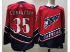 Adidas Washington Capitals #35 Henrik Lundqvist Red Retro Jersey