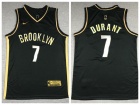 Brooklyn Nets #7 Kevin Durant Black Golden 2021 Basketball Jersey