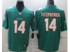 Miami Dolphins #14 Ryan Fitzpatrick Green Limited Jersey