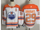 Adidas Edmonton Oilers #29 Leon Draisaitl White Retro Jersey