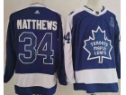 Adidas Toronto Maple #34 Auston Matthews Blue Retro Jersey