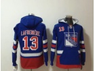 Adidas New York Rangers #13 Alexis Lafreniere Blue Hoodies