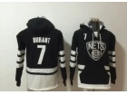 Brooklyn Nets #7 Kevin Durant Black Basketball Hoodie