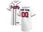 Atlanta Braves Nike White 2020 Home Authentic Custom Jersey