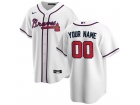 Atlanta Braves Nike White Home 2020 Replica Custom Jersey