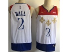 New Orleans Pelicans #2 Lonzo Ball White 2021 City Jersey