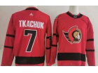 Adidas Ottawa Senators #7 Brady Tkachuk Red Retro Jersey