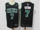 Jordan Boston Celtics #7 Jaylen Brown Black Jersey