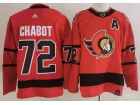 Adidas Ottawa Senators #72 Thomas Chabot Red Retro Jersey