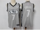 Jordan Brooklyn Nets #7 Kevin Durant Gray Jersey